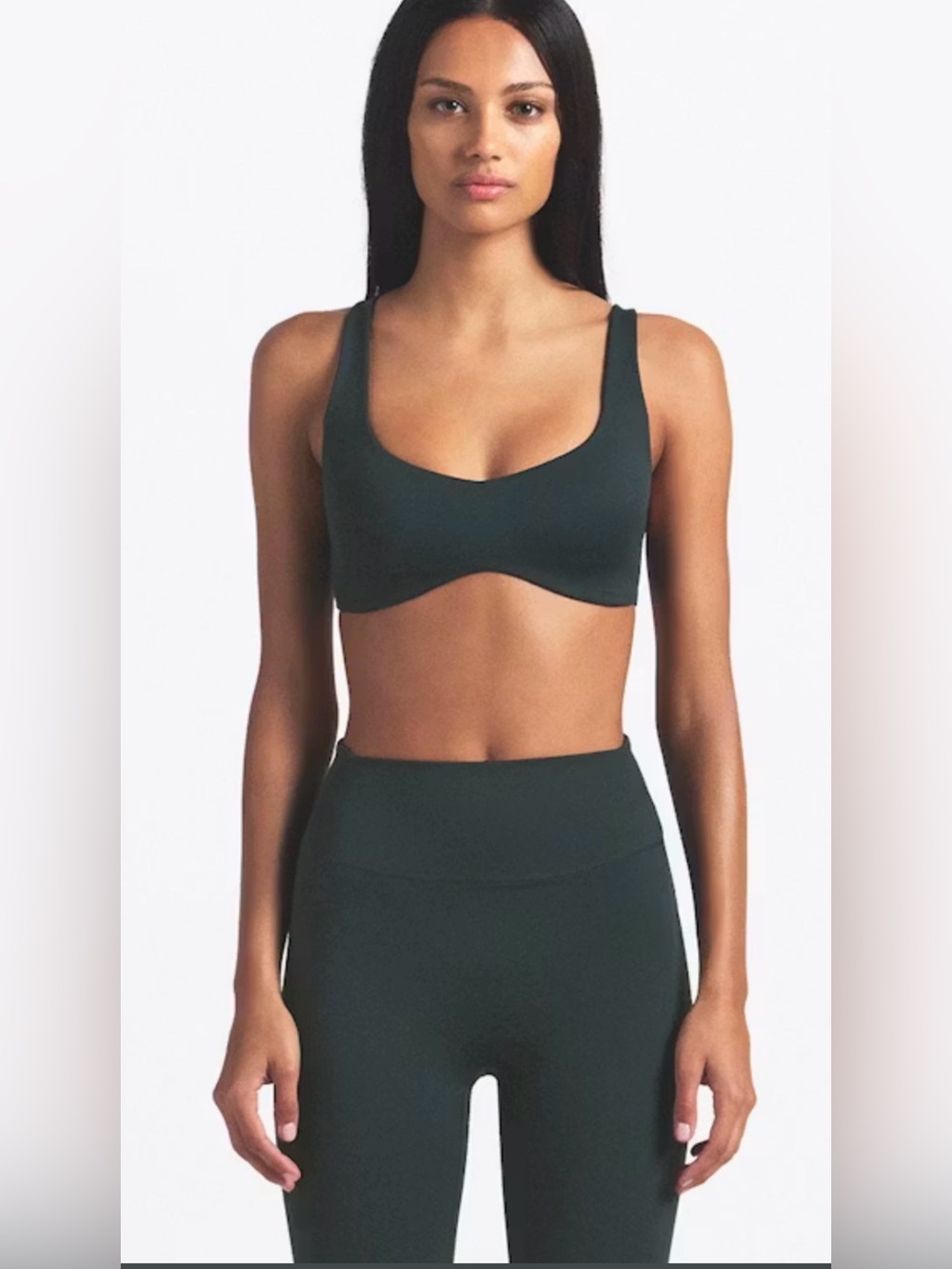 SKIMS Black Scoop Neck Bralette
